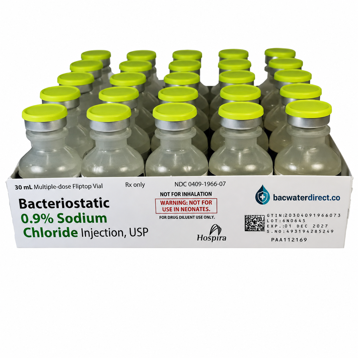 bac water vs sodium chloride BacWaterDirect — Buy Hospira Bacteriostatic Water